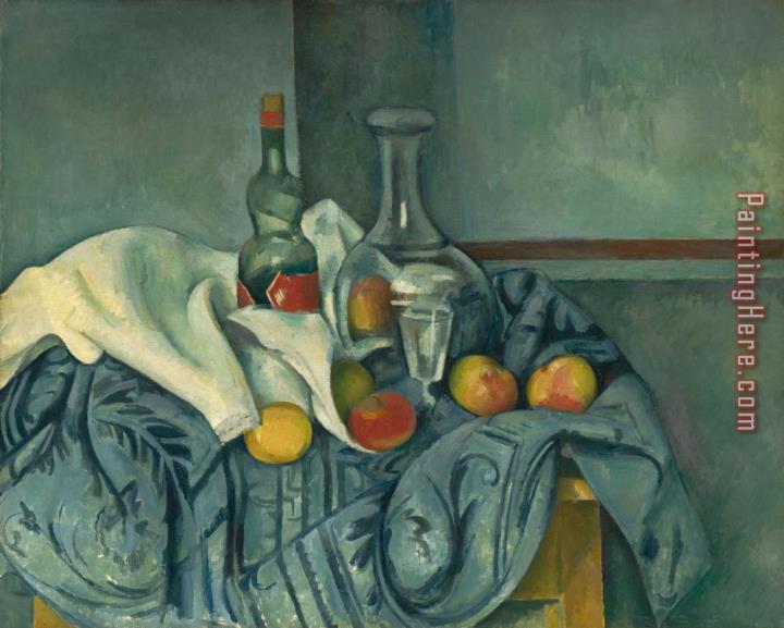 Paul Cezanne The Peppermint Bottle